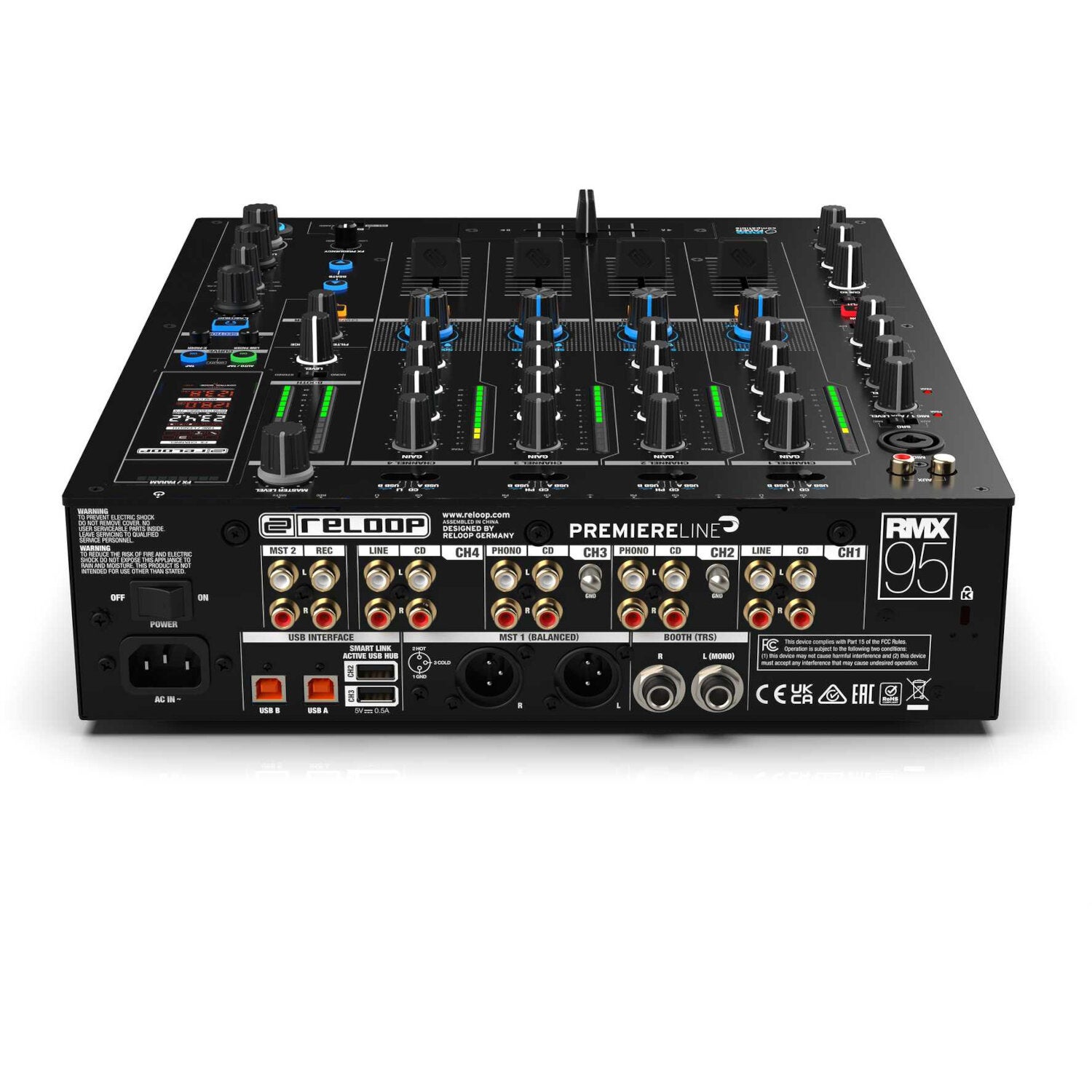Reloop RMX-95 4+1 kanaals digitale clubmixer