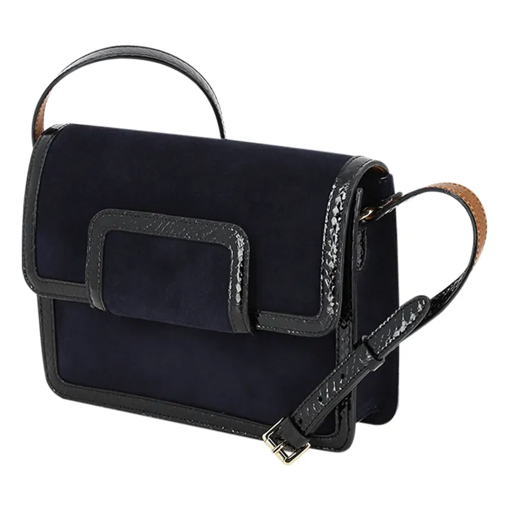 herbert frère soeur Sac en velours Le Mischka | Bleu