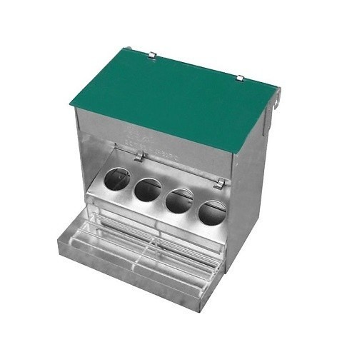 Alimentador de 4 orifícios para viveiros de canários