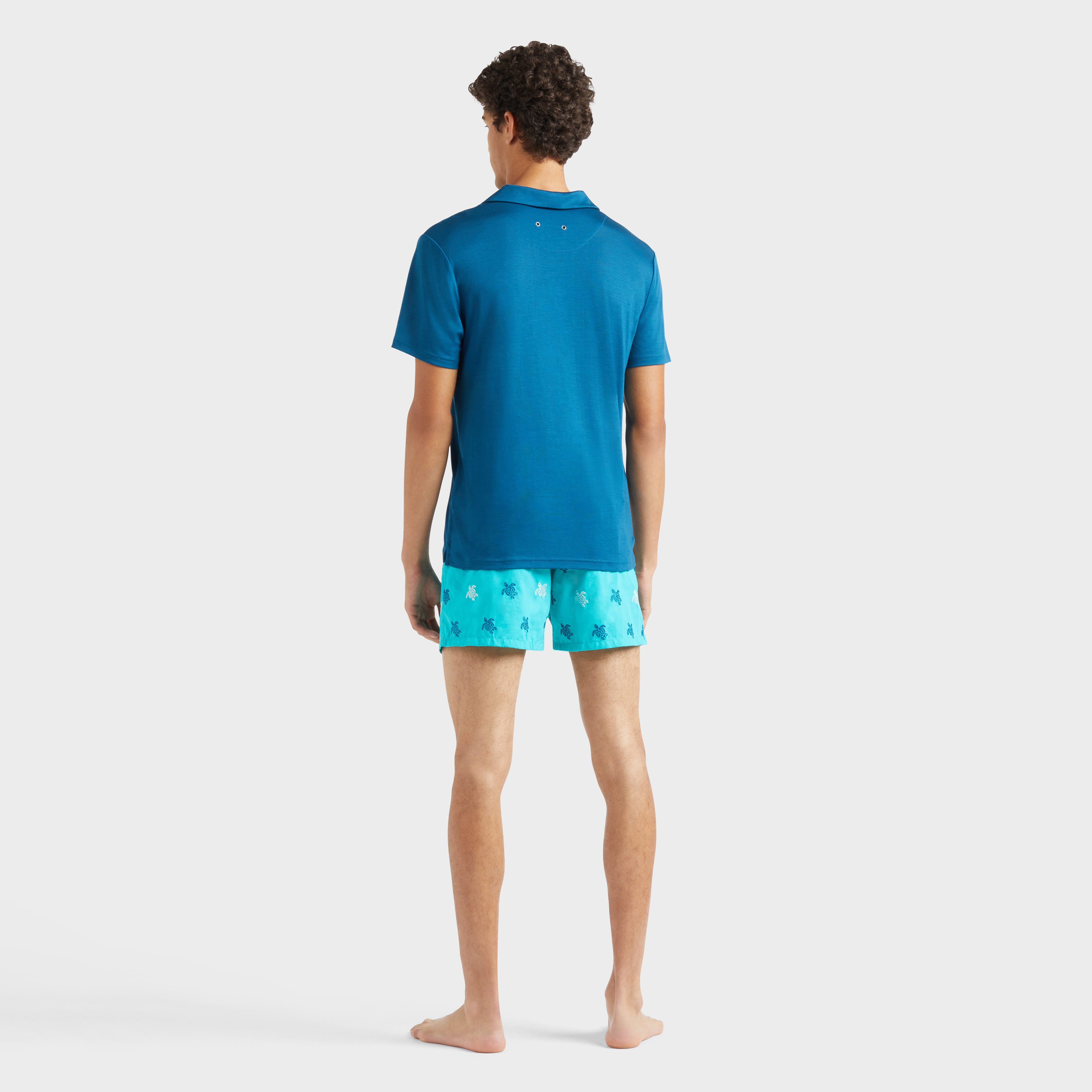 Polo en Tencel homme uni | Site Vilebrequin | PRLH9R02
