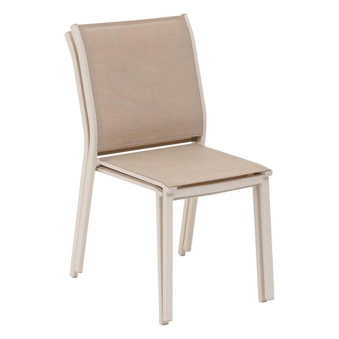Chaise de jardin empilable ESSENTIA Lin & Argile