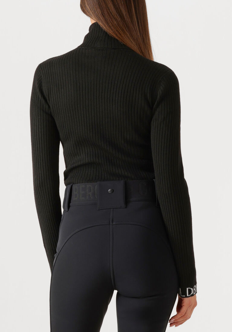 zwarte goldbergh coltrui mira long sleeve knit sweater