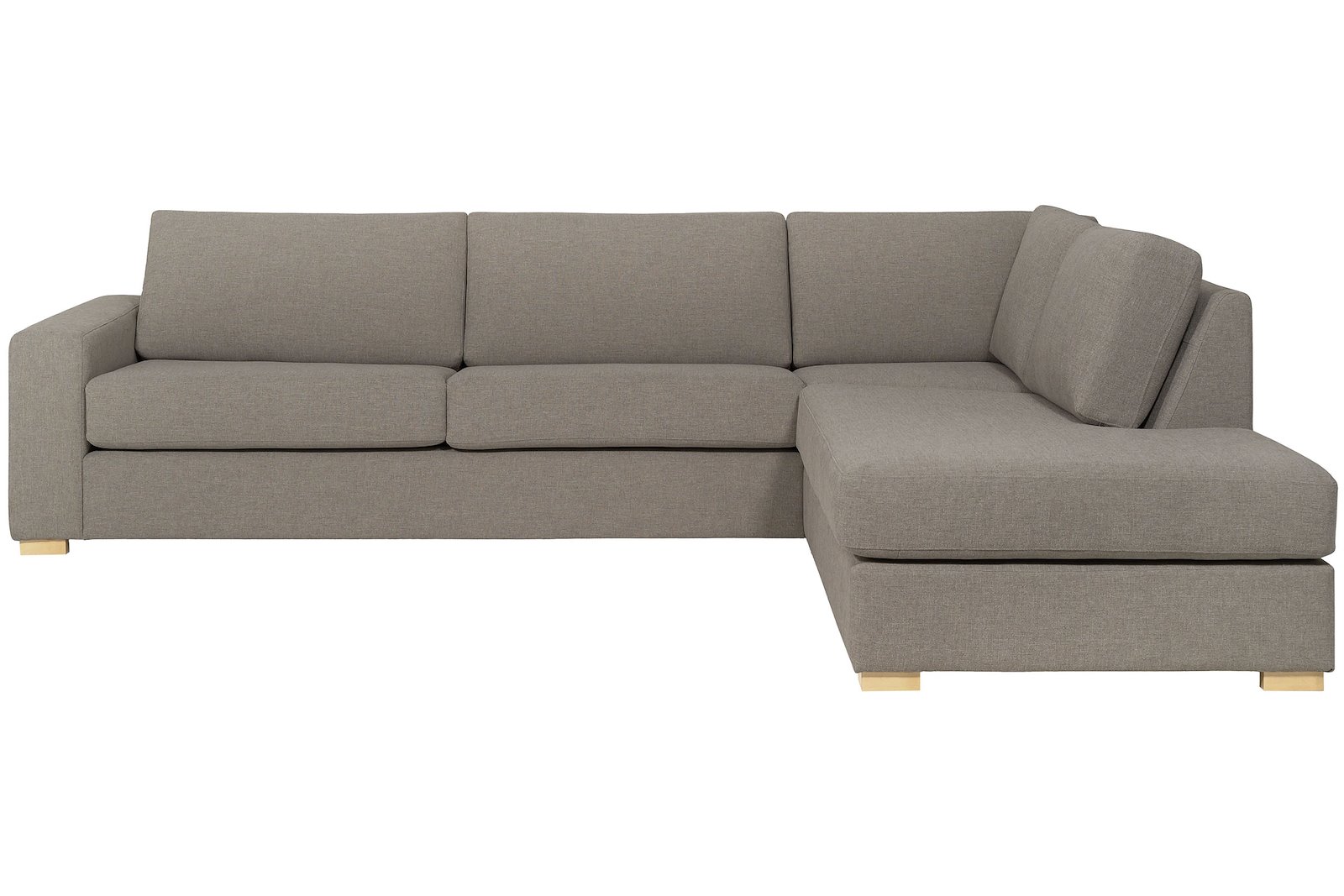 Modern Living hjørnesofa 3-seter med åpen ende høyre i tekstil Jenny 3/3 warm grey me