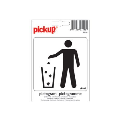 Pickup - Pictogramme - Poubelle - 100 mm