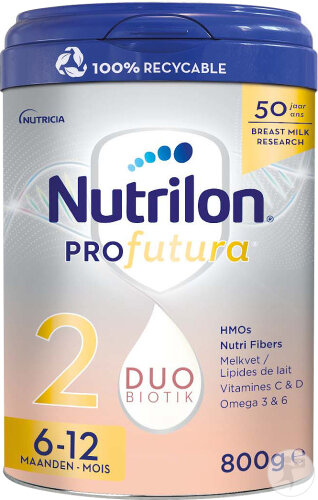 Nutrilon Profutura 2 Duobiotik Lait De Suite Bébé 6-12 Mois Lait En Poudre Boîte 800g