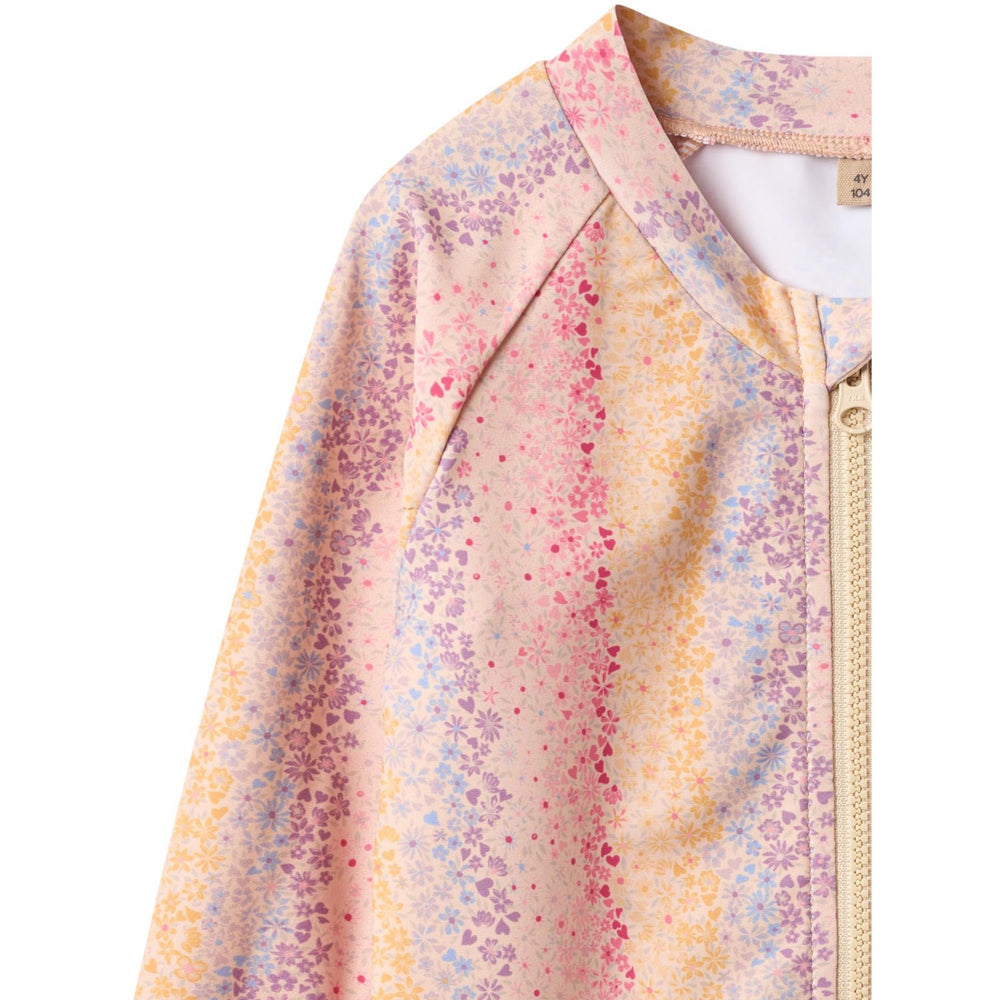 Køb Wheat Multi Rainbow Badebluse L/S Zip Ada