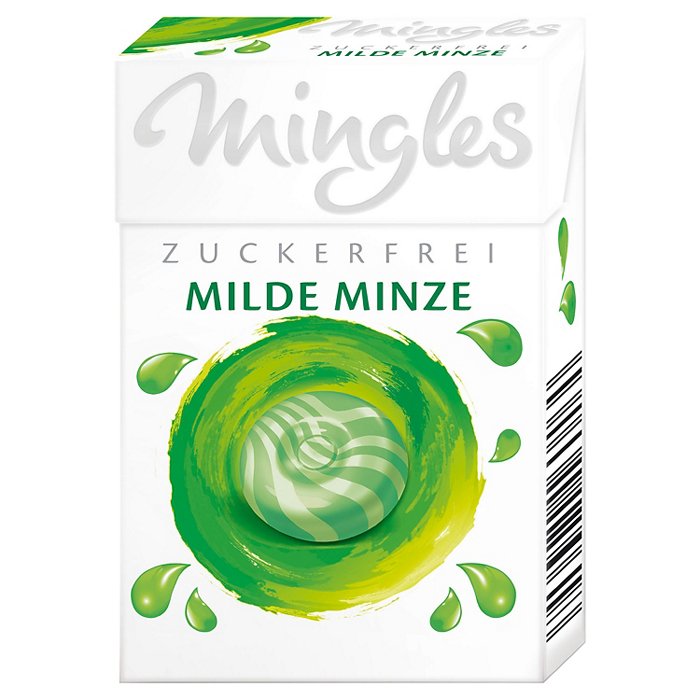 MINGLES Bonbons 88 g, Milde Minze