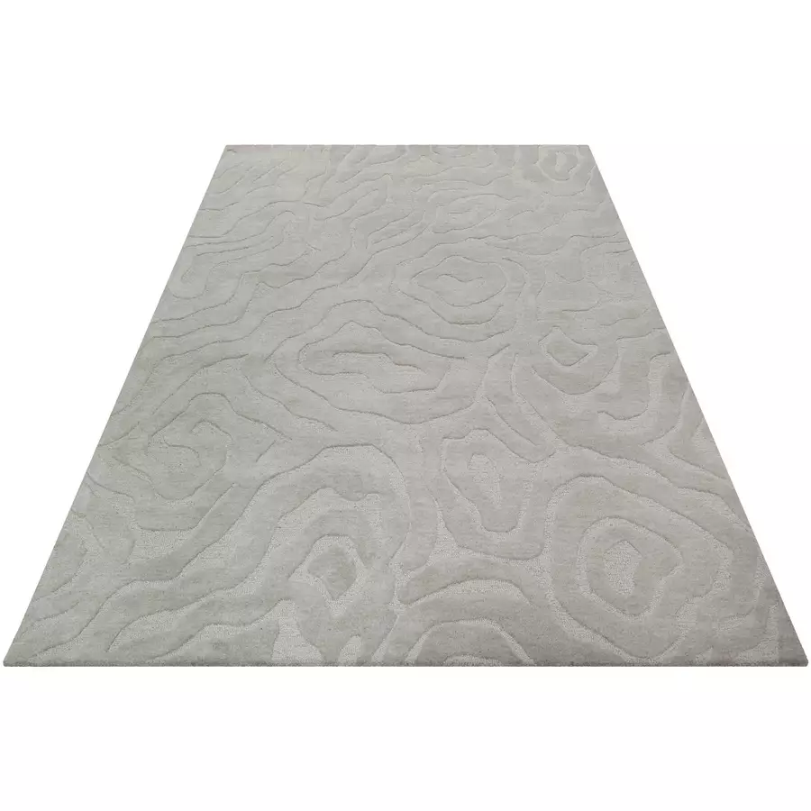 Esprit Kurzflorteppich Bay Edition grau