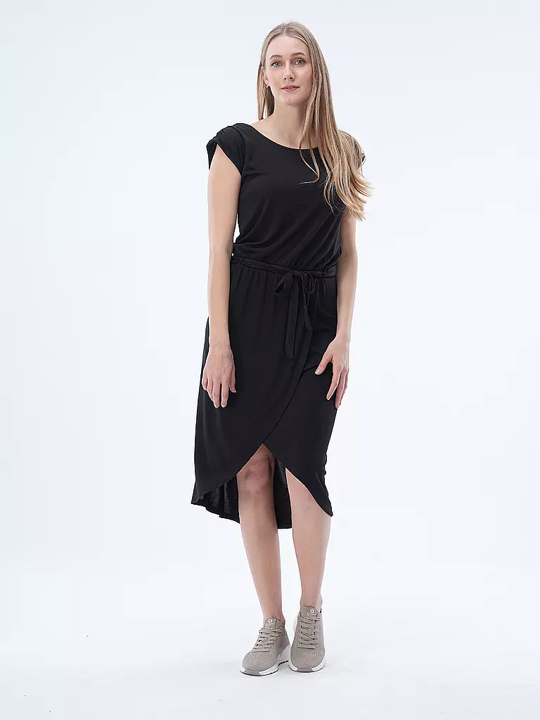 RAGWEAR Midikleid ETHANY schwarz