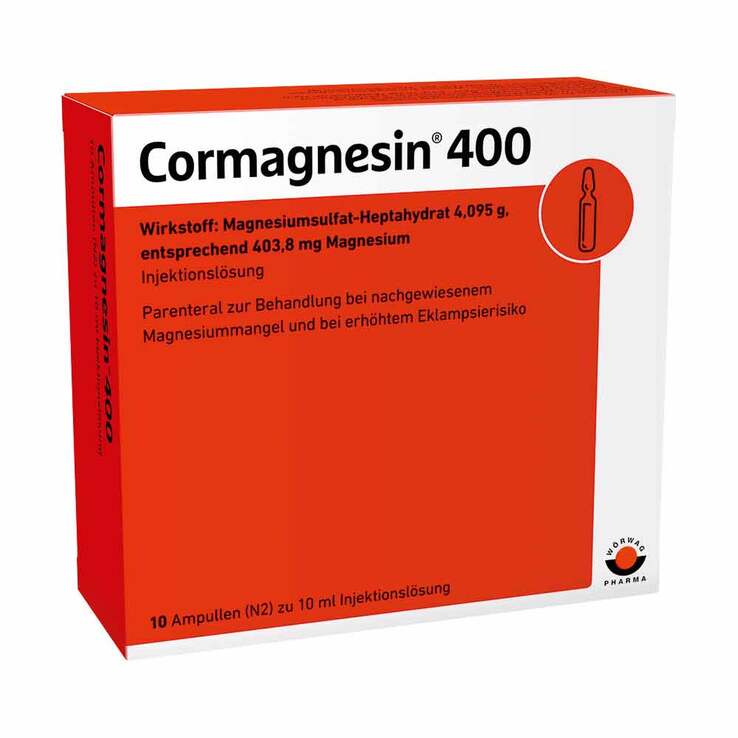 Cormagnesin® 400 Ampullen, 10X10 ml