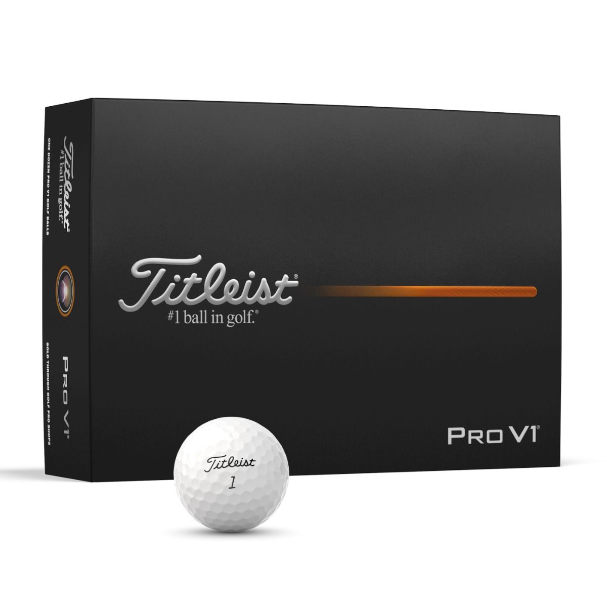 Pro V1 Golfball Hvit 4 for 3