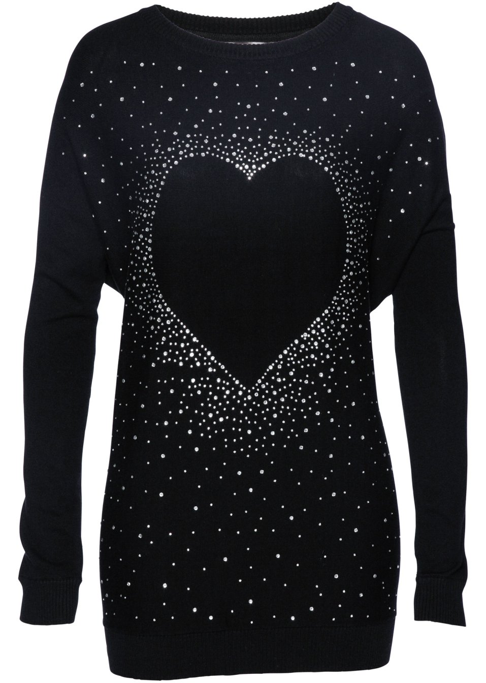 Pull uni avec strass