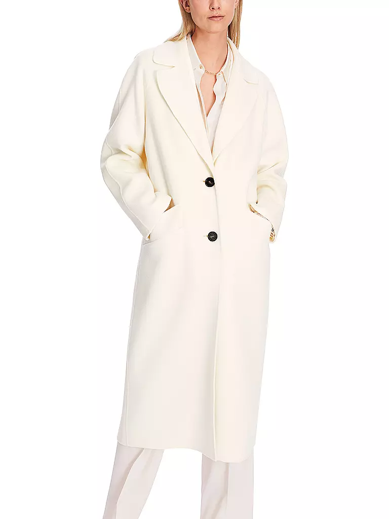 MARC CAIN Wollmantel beige