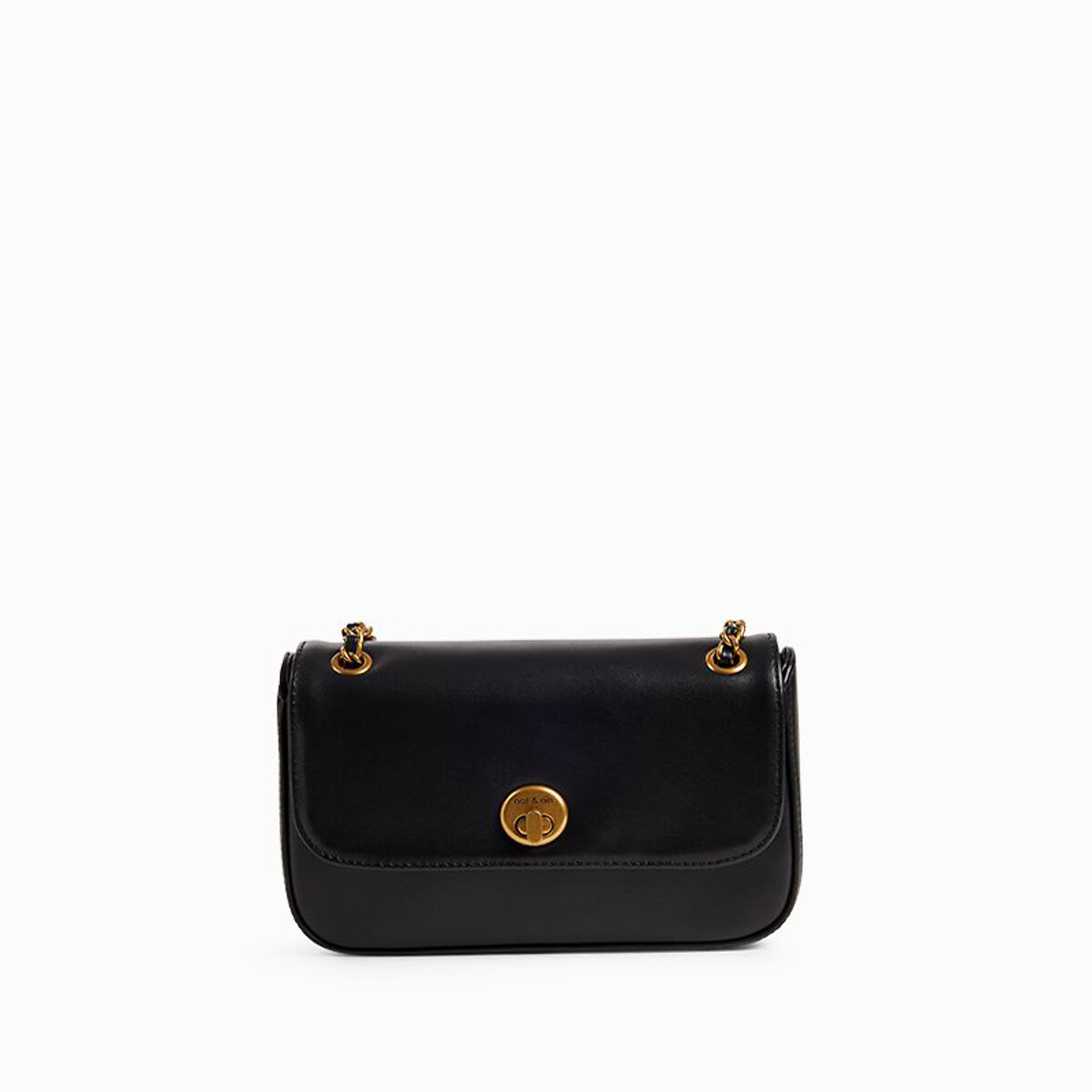 NAT & NIN<br>Bolsa de mão com alça de ombro em couro MINI GRACE
