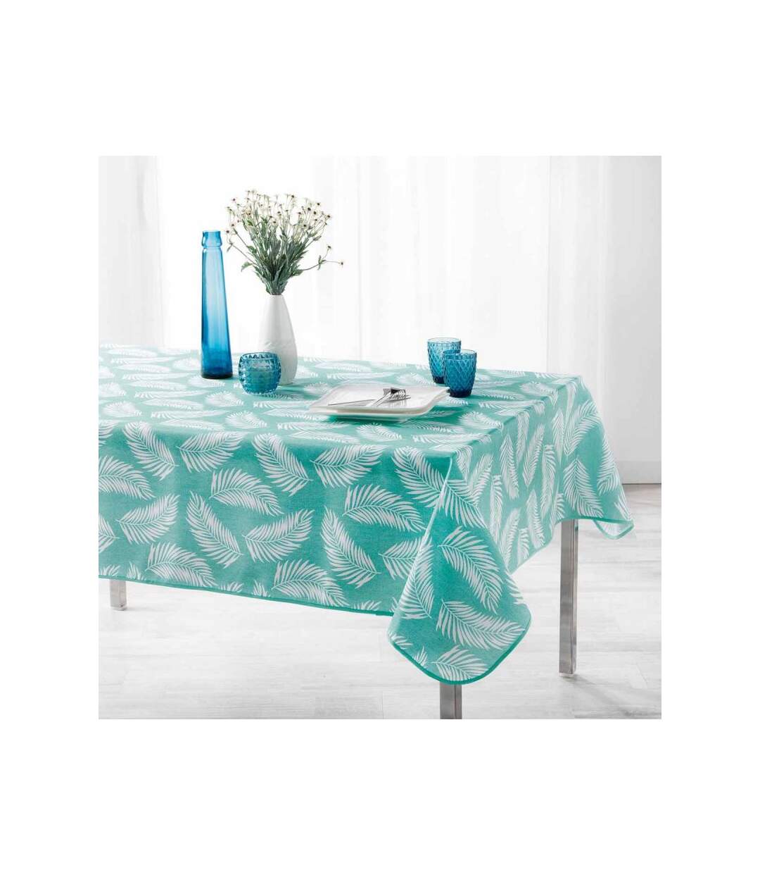 Nappe Déco Imprimée Lifette 150x240cm Menthe