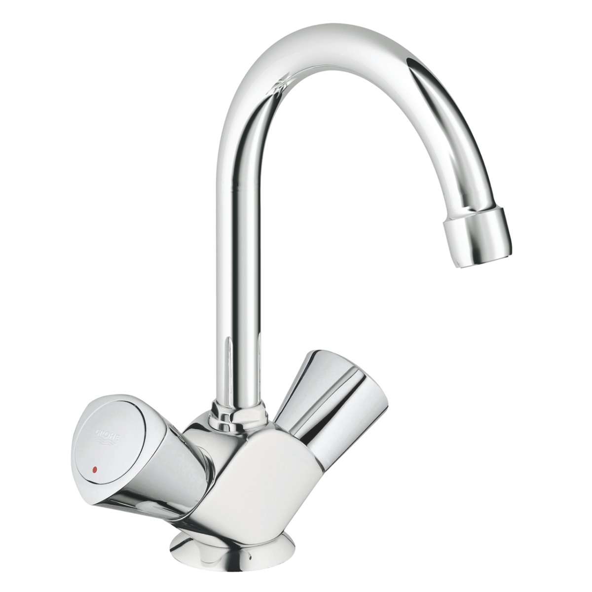Grohe Costa-S 1-gats wastafelkraan met waste chroom