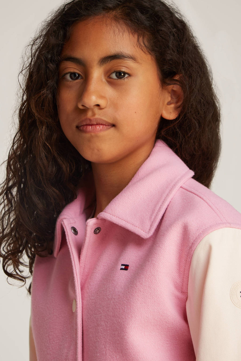 Tommy Hilfiger baseball jacket roze