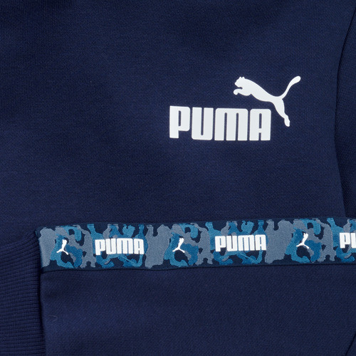 Puma - ESS TAPE CAMO HOODIE FL B Marino