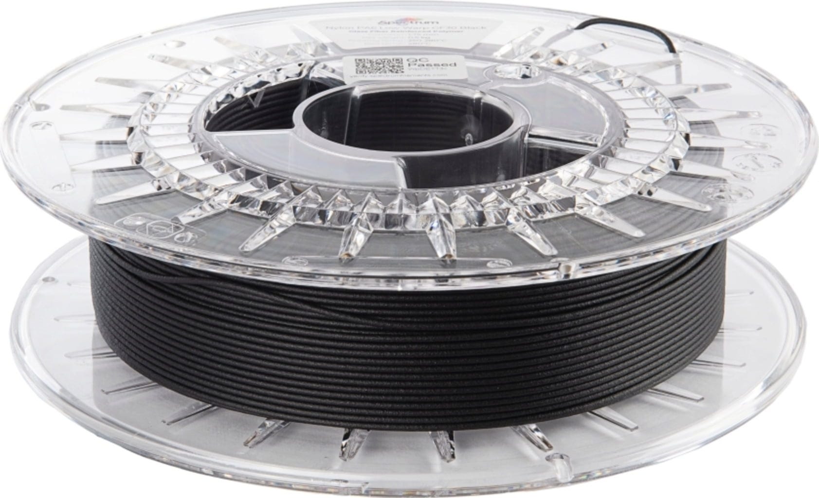 Spectrum  Nylon PA6 Low Warp GF30 Black, 1,75 mm / 500 g    Wärmebeständiges Material mit 30%igem Glasfaseranteil