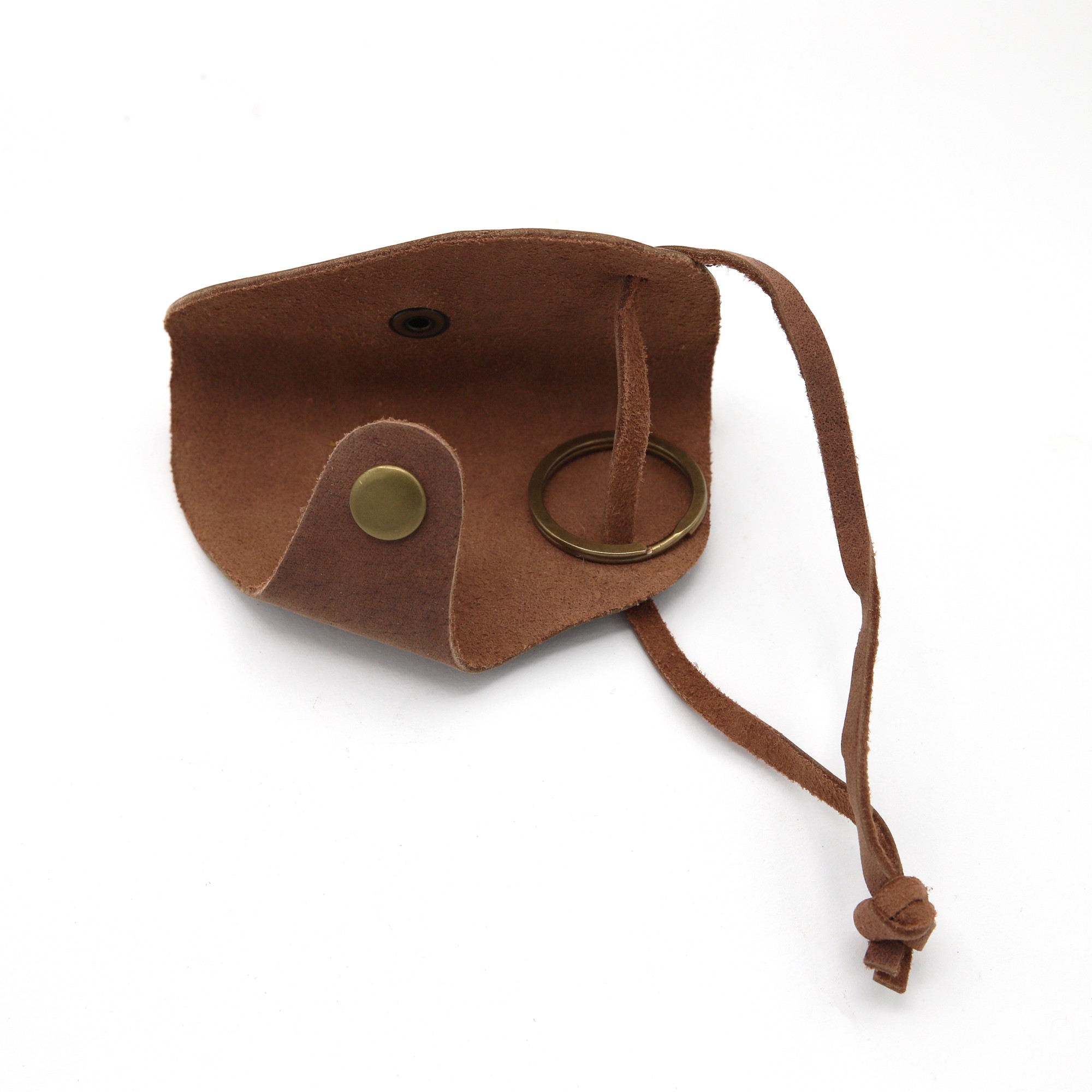 Schlüsseletui aus Leder, braun, L 10 cm, B 5 cm günstig bestellen