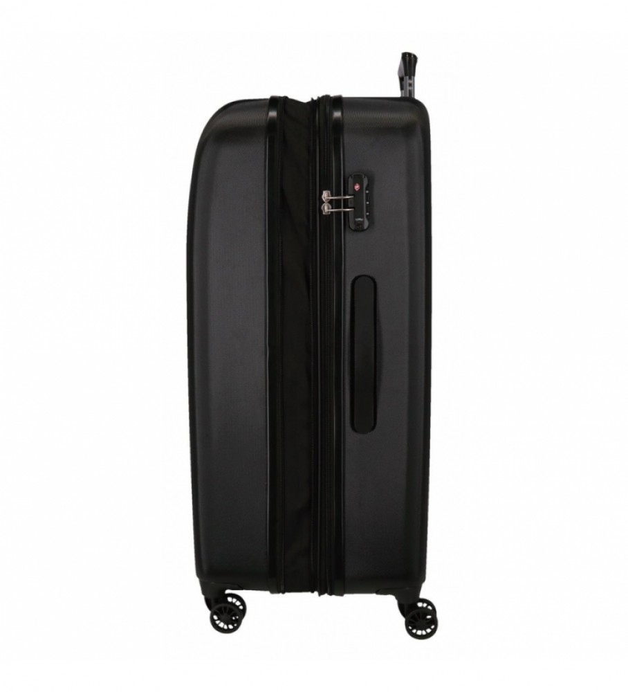 Movom Maleta Grande Movom Riga Rgida negro -56x80x29cm-
