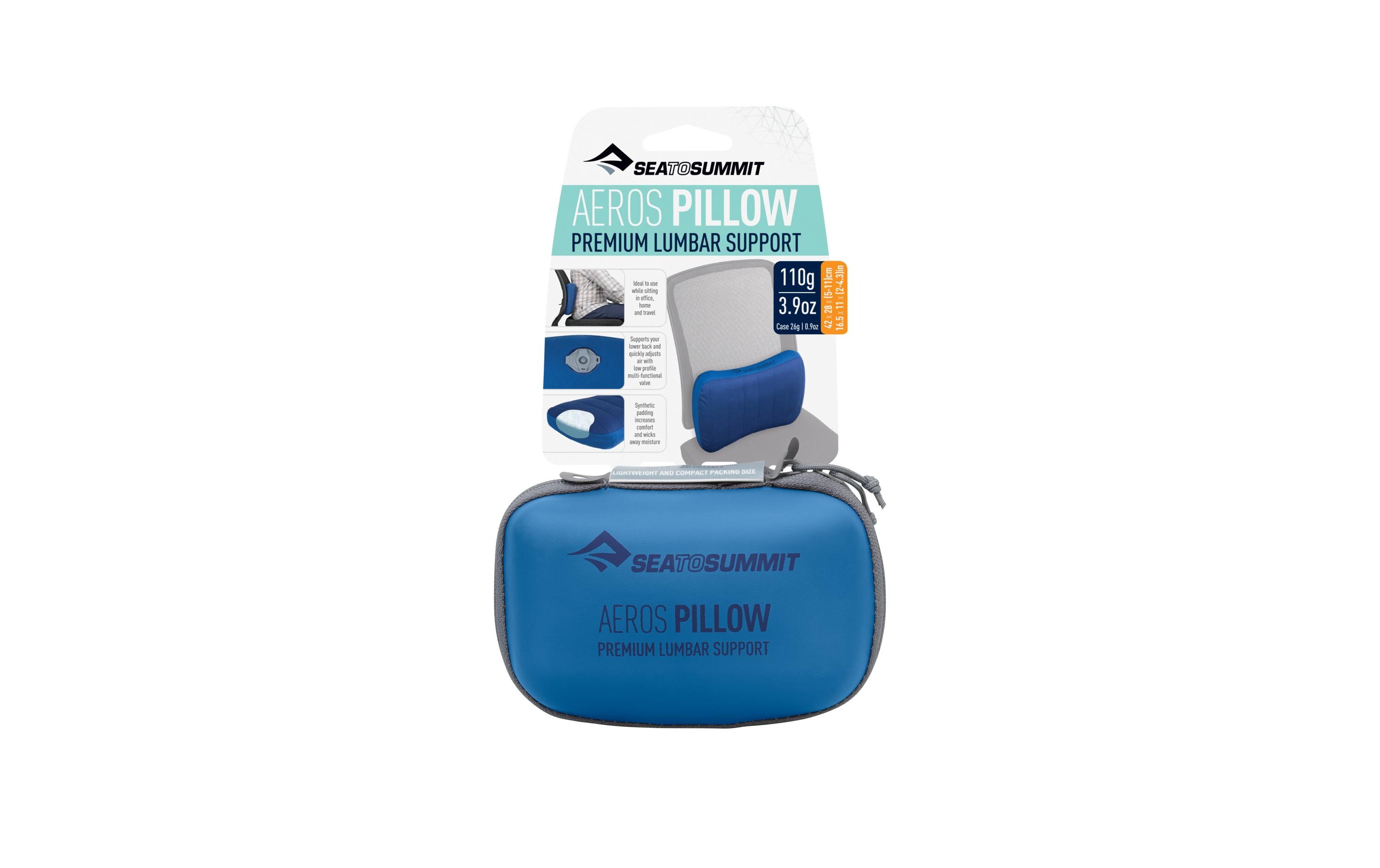 Reisekissen Aeros Premium Lumbar Support, Navy BlueAufblasbares Lendenkissen