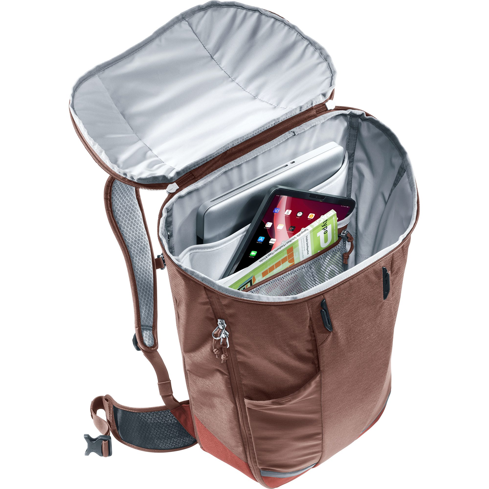 deuter Rotsoord 25l+5 Bike Rucksack raisin caspia