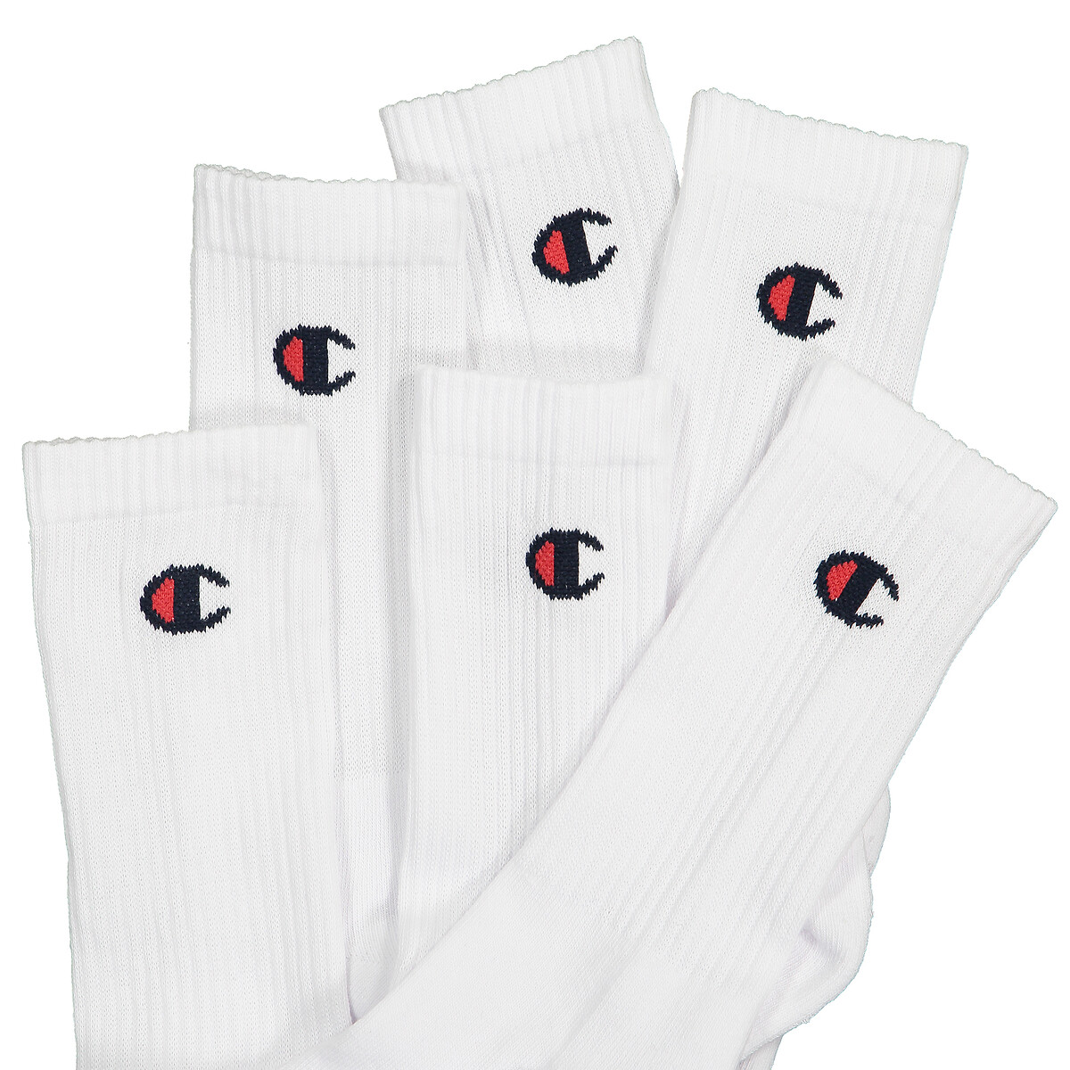 CHAMPION<br>Conjunto de 6 pares de meias com logotipo