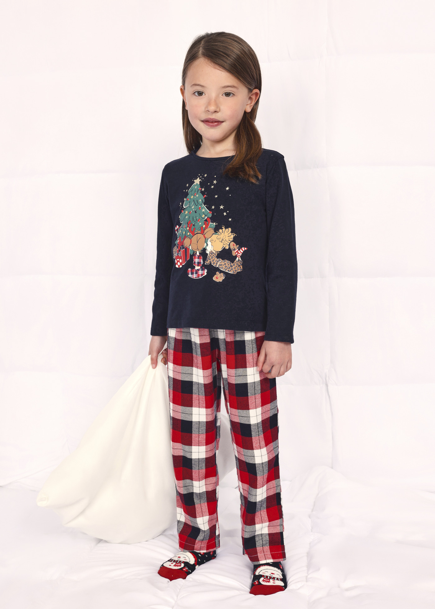 Pijama infantil Better Cotton com bolsa