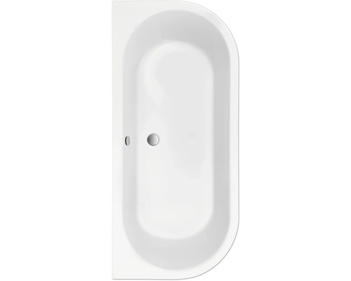 OTTOFOND Messina bad 75 x 165 cm glanzend wit 703804