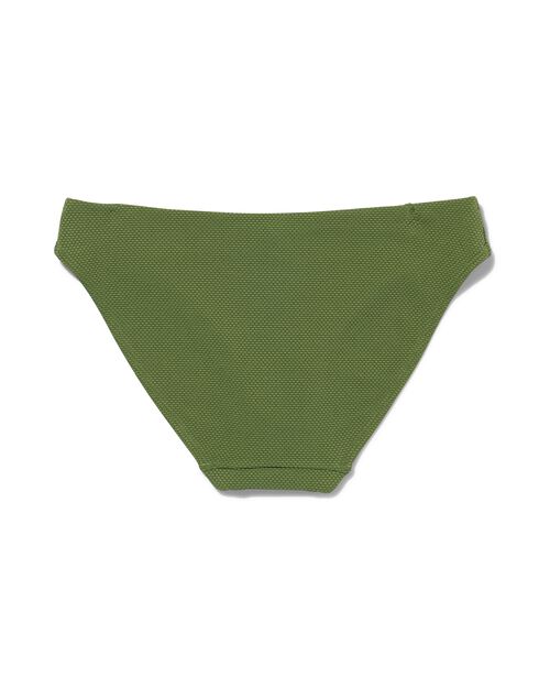 bas de bikini femme taille mi-haute vert armée