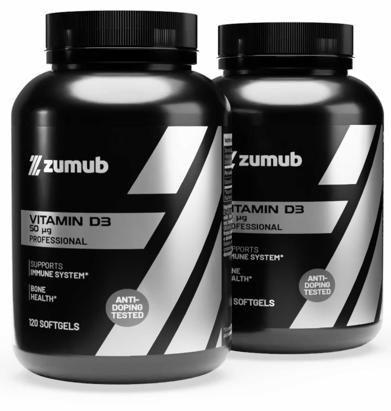 Zumub Vitamina D-3 50µg Profissional 120 cápsulas moles