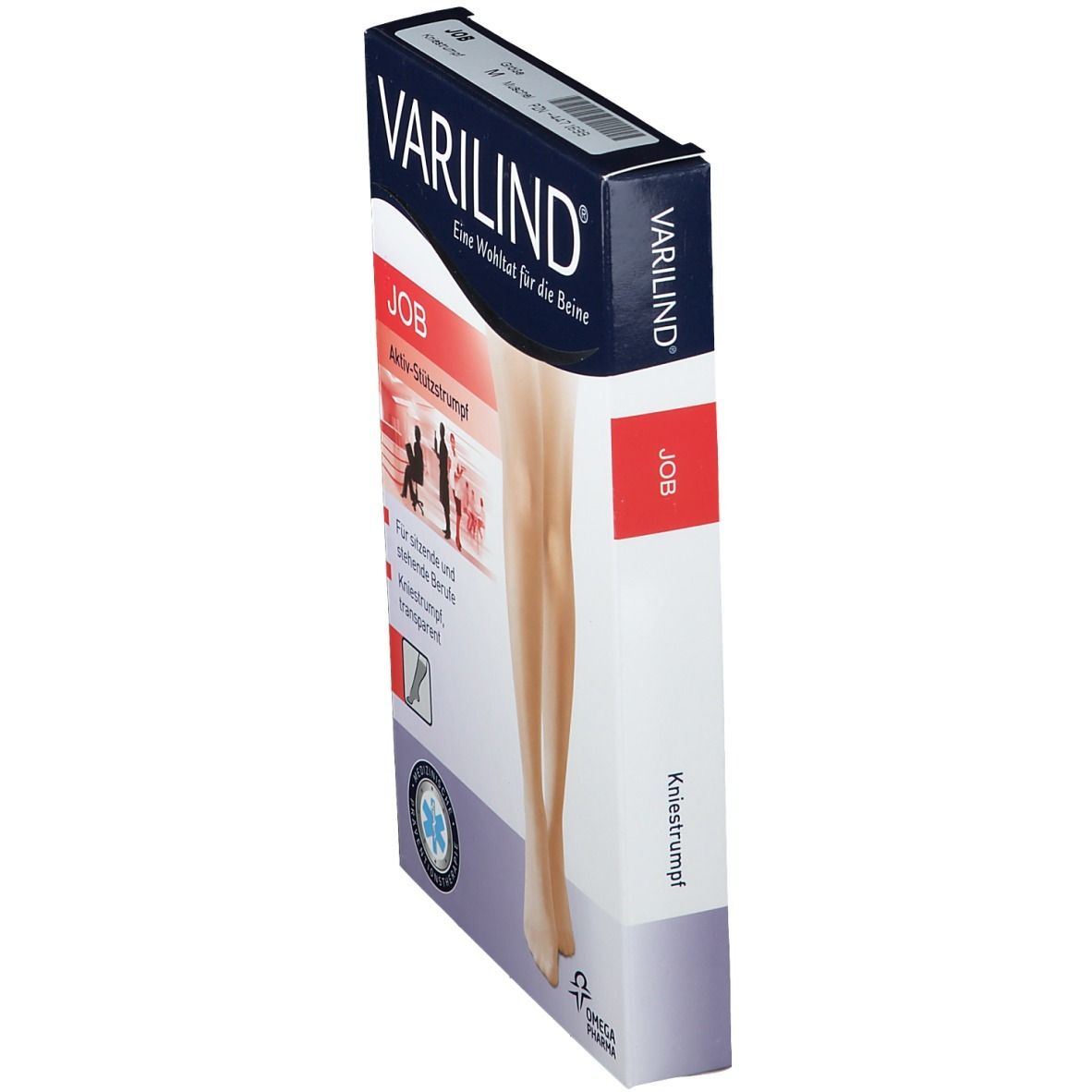 VARILIND® Job Kniestrümpfe 100 DEN muschel Gr. M (40-42,5)