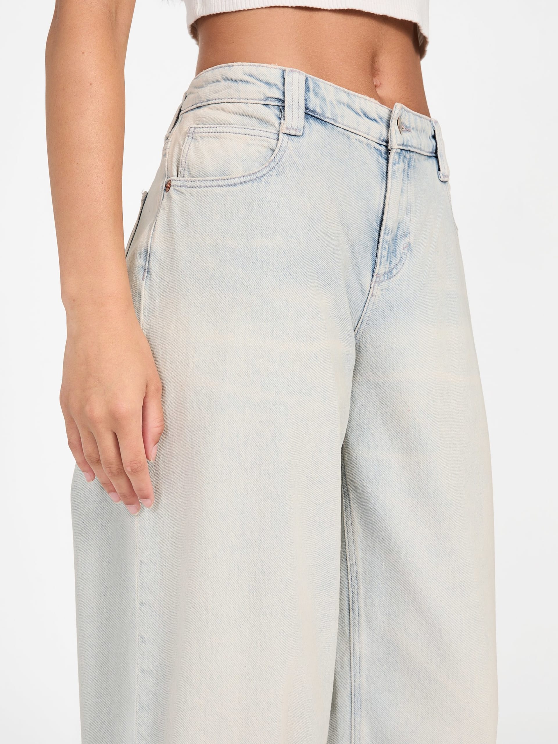Calça jeans balão ecológica