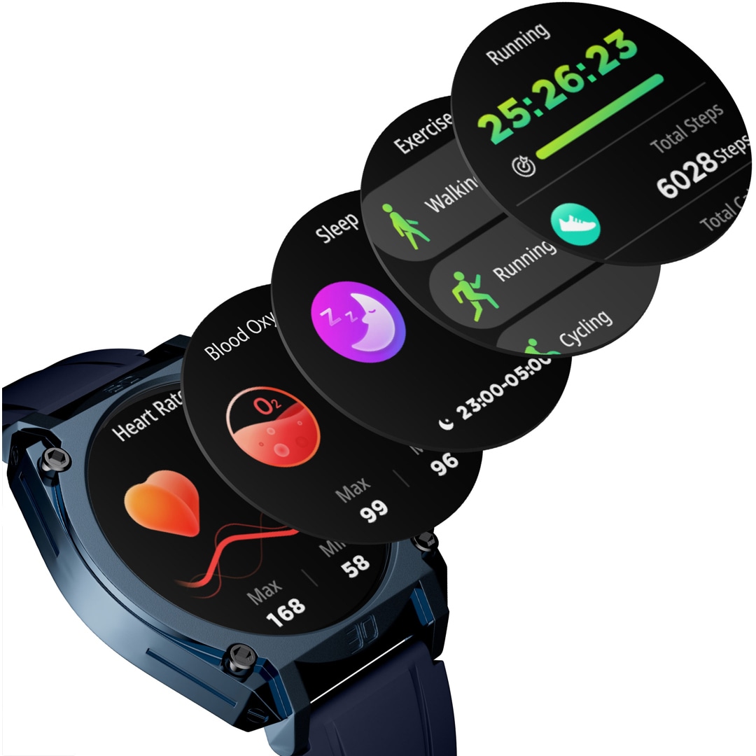 Police Freedom Of Time MyAvatar Smartwatch Blau