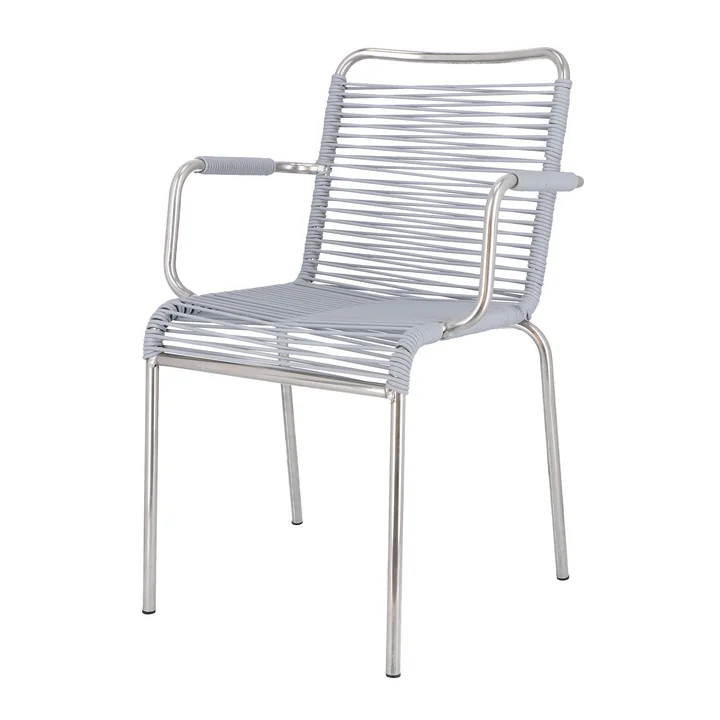 Fiam - Mya Spaghetti Outdoor Stuhl, grau