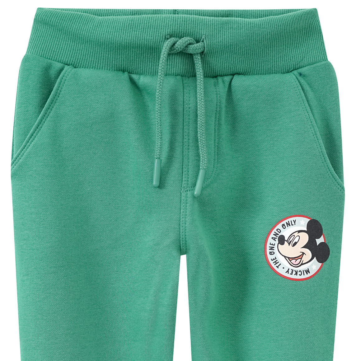 Topolino Micky Maus Jogginghose in Unifarben dunkelgrün