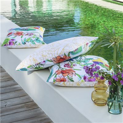 Linge de lit vases et fleurs - BECQUET CRÉATION