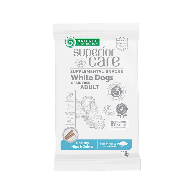 Nature's Protection Snacks para Quadris e Articulações Saudáveis - Peixe Branco 110g