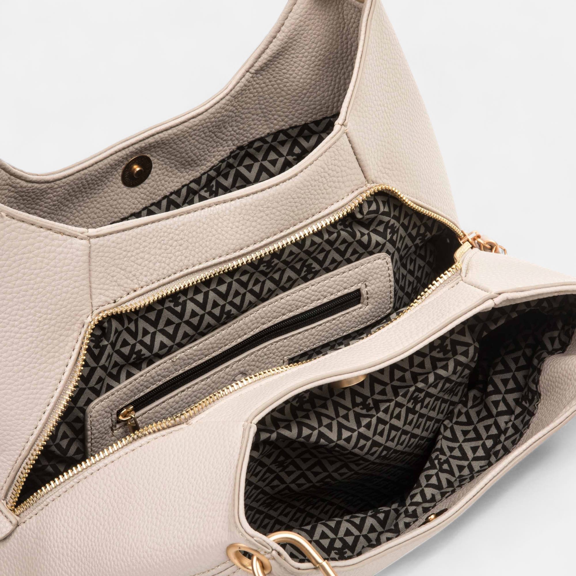 Sac de shopping beige