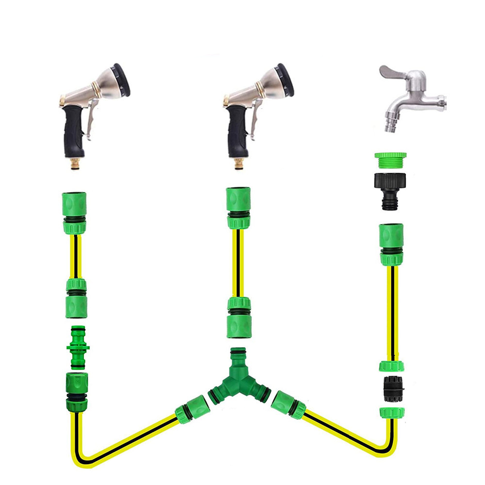 (25-tlg. Set) Universal Wasserhahn Gartenschlauch Adapter Hahnstück Lavabo Schlauchadapter Anschluss