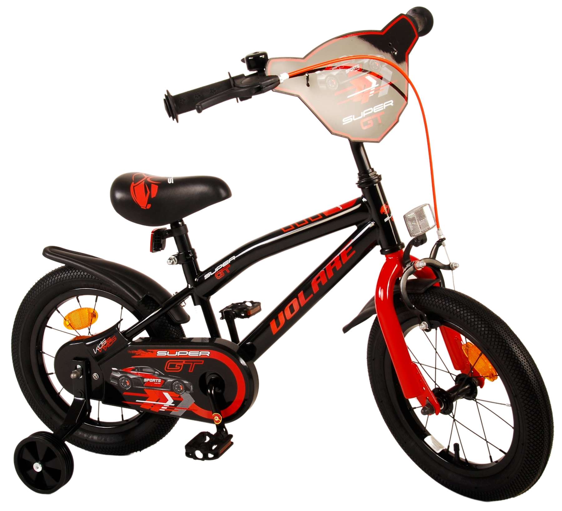TPFSports Super GT Kinderfahrrad - Jungen - 14 Zoll - Rücktritt + Handbremse - Blau