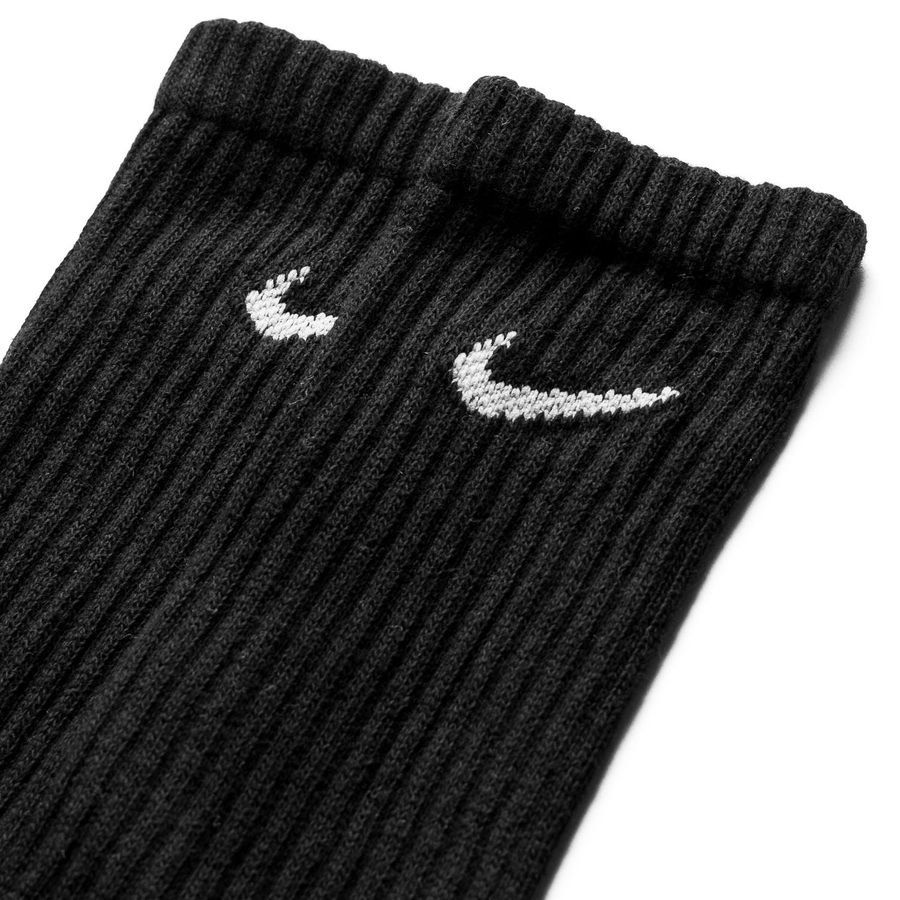 Nike Chaussettes Value Cotton Crew Pack de 3 - Gris/Blanc/Noir