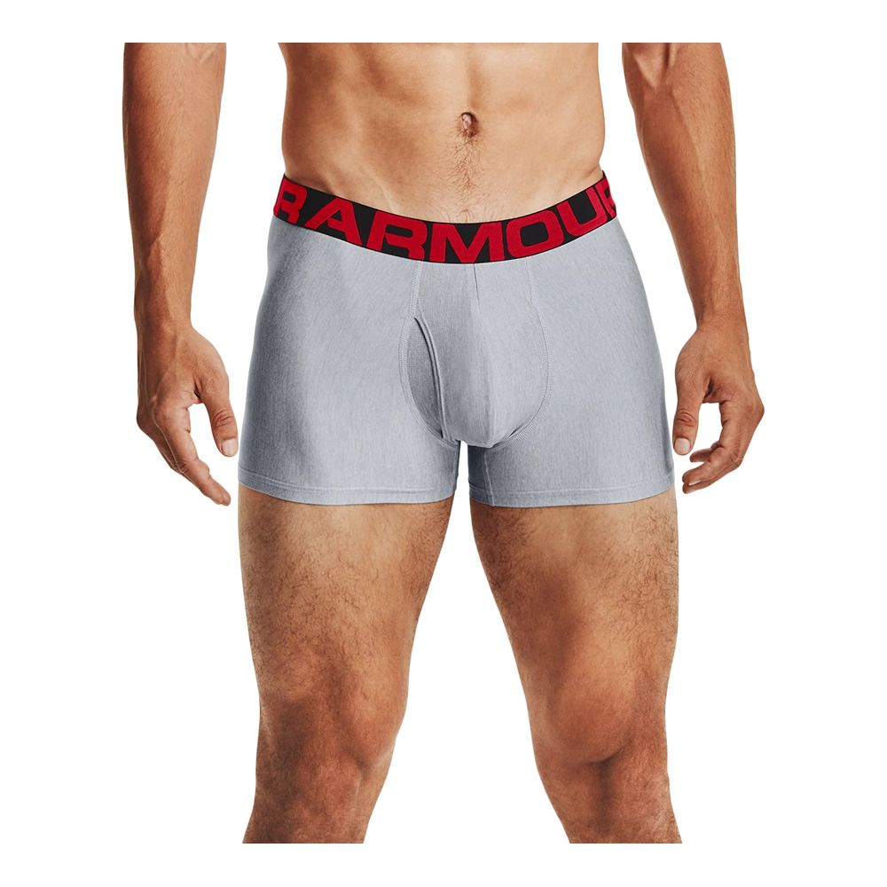 Under Armour TECH 3IN - Boxers x2 Homme gray