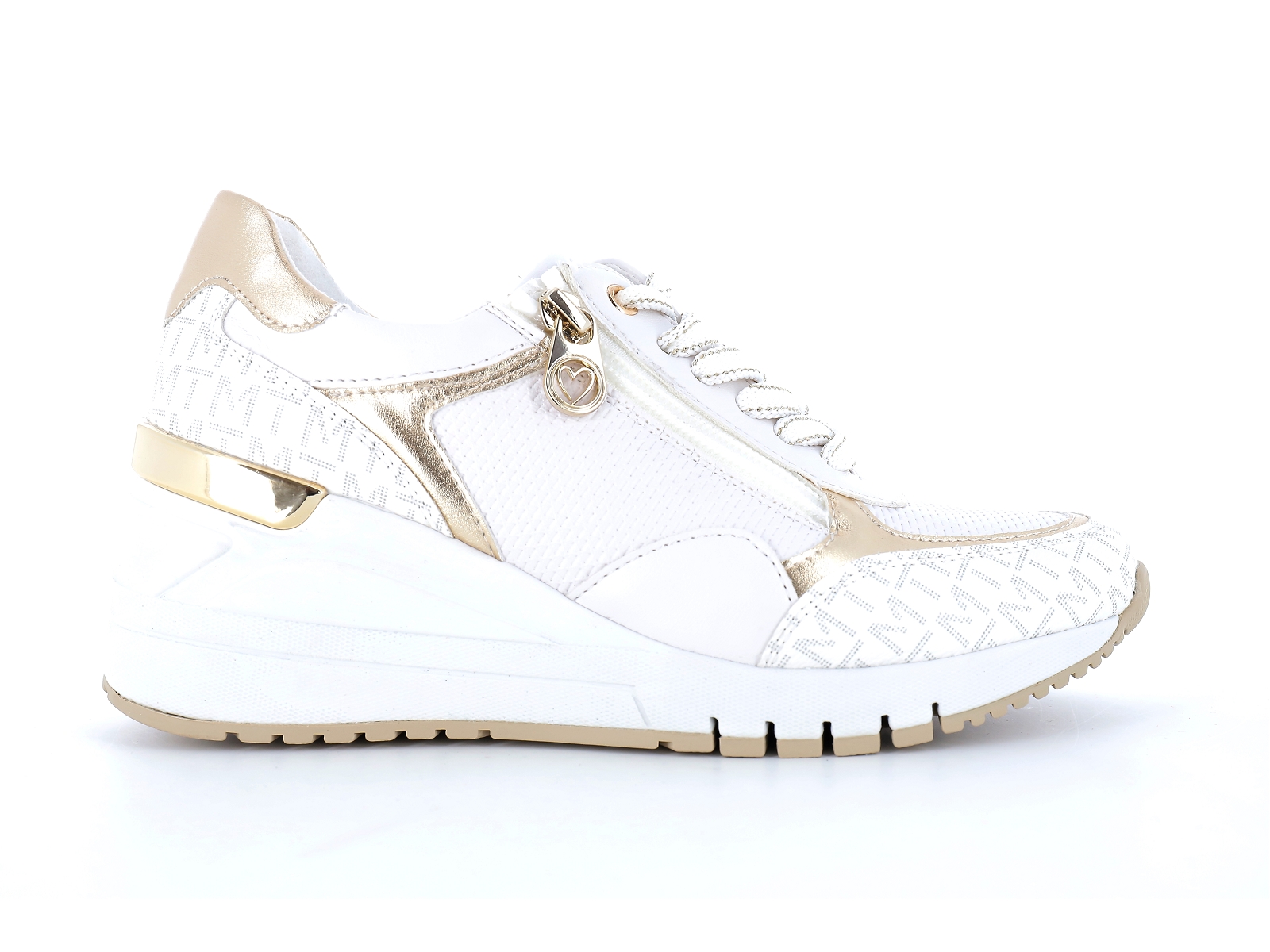 Marco tozzi-23723 Synthétique Blanc-Or
