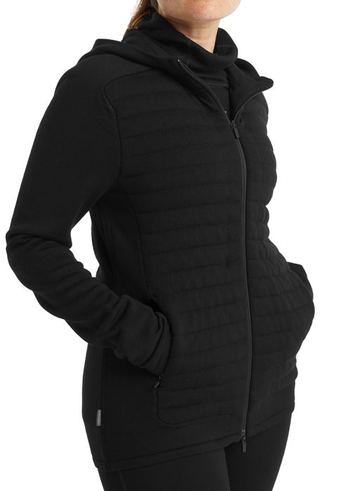 ZoneKnit LS Zip Hoodie Women uldtrøje