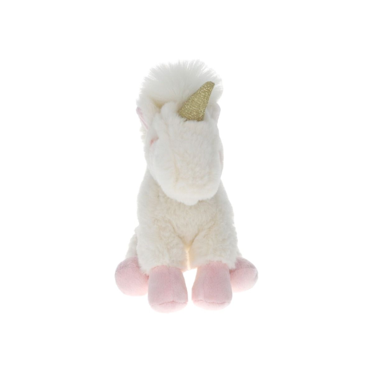 Peluche licorne blanche rose et lurex Mercredi et Patati