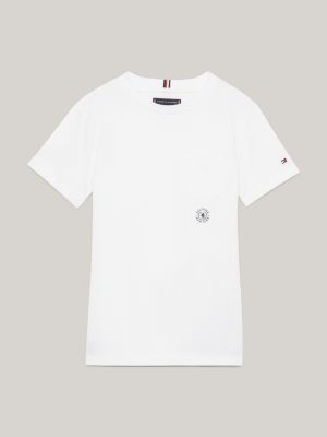Camiseta com o logotipo do brasão da Varsity TH
