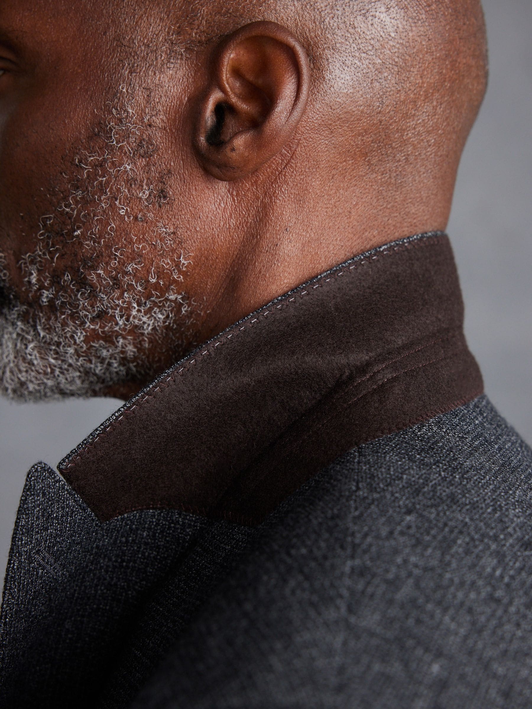 Grijs - Signature Tg Di Fabio kostuumjasje met getextureerde slim fit van Italiaanse stof