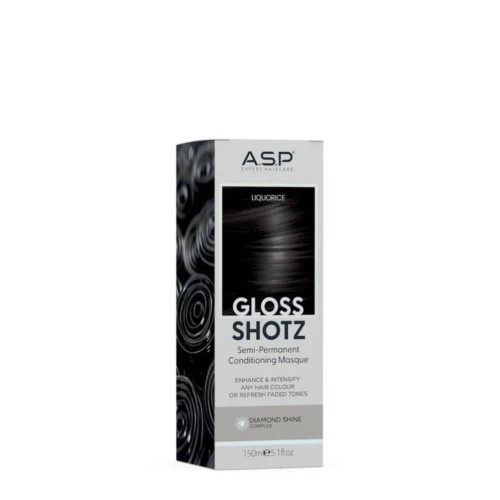 Affinage Gloss Shotz Máscara de Coloração Semi-Permanente Liquorice 150ml